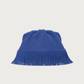 The Plume Clutch in Cobalt Blue Suede